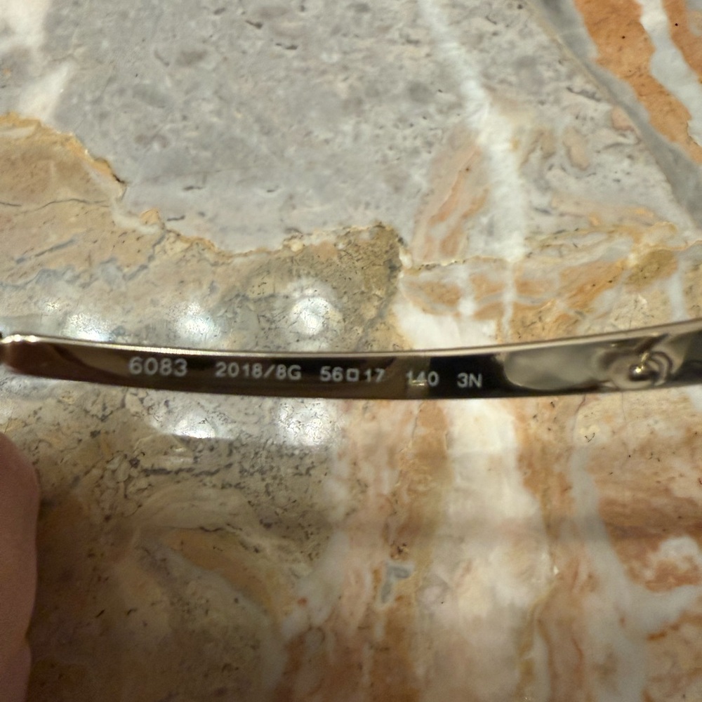 Bvlgari Women's Sunglasses with Black and Gold Frame - Picture 2 of 6
